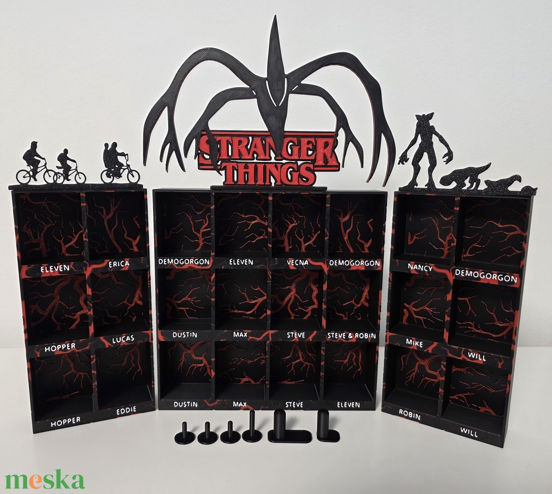 Stranger Things Kinder joy figura tartó ajándék figura talpakkal - otthon & életmód - dekoráció - asztal és polc dekoráció - dekorációs tál, tartó - Meska.hu