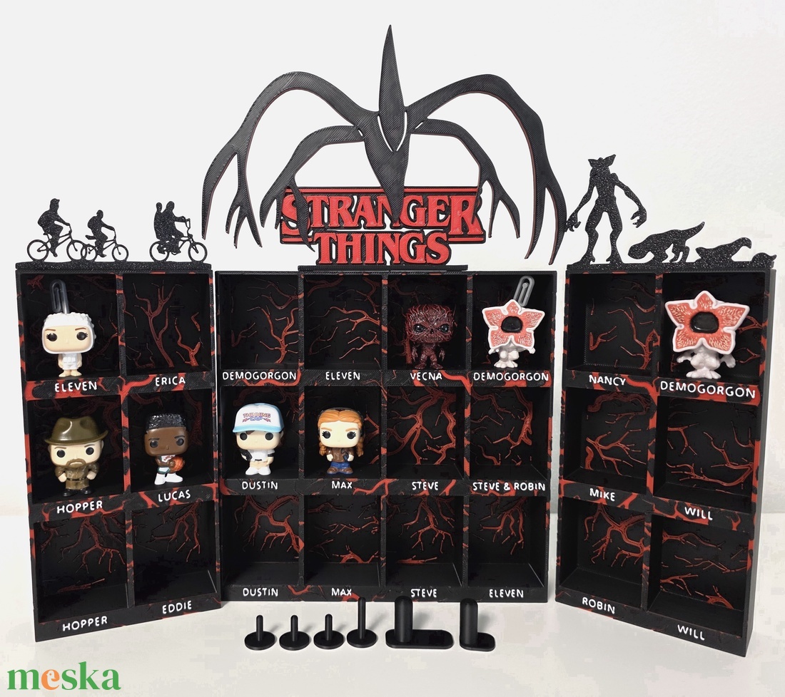 Stranger Things Kinder joy figura tartó ajándék figura talpakkal - otthon & életmód - dekoráció - asztal és polc dekoráció - dekorációs tál, tartó - Meska.hu