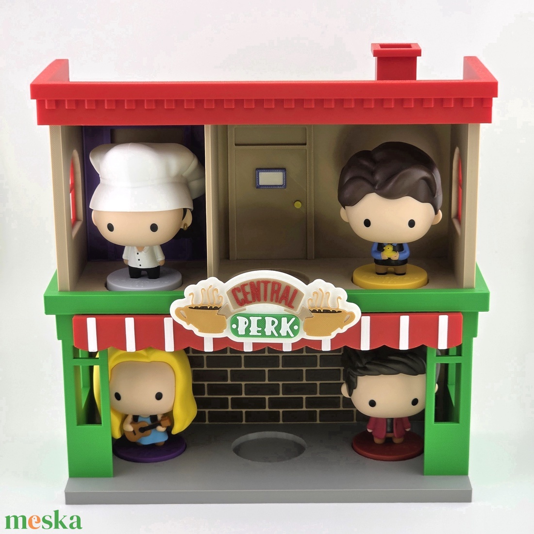 Jóbarátok Friends figura tartó - otthon & életmód - tárolás & rendszerezés - íróasztali tároló - Meska.hu