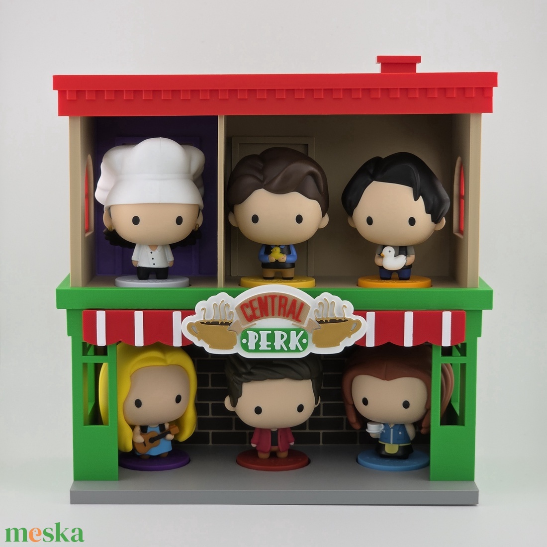 Jóbarátok Friends figura tartó - otthon & életmód - tárolás & rendszerezés - íróasztali tároló - Meska.hu