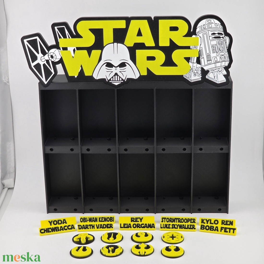 Star Wars figuratartó állvány Kinder meglepetés - otthon & életmód - tárolás & rendszerezés - íróasztali tároló - Meska.hu