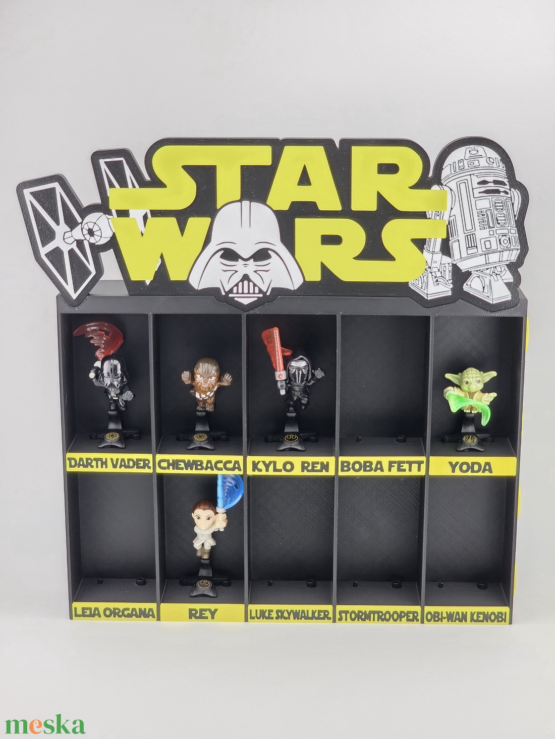 Star Wars figuratartó állvány Kinder meglepetés - otthon & életmód - tárolás & rendszerezés - íróasztali tároló - Meska.hu