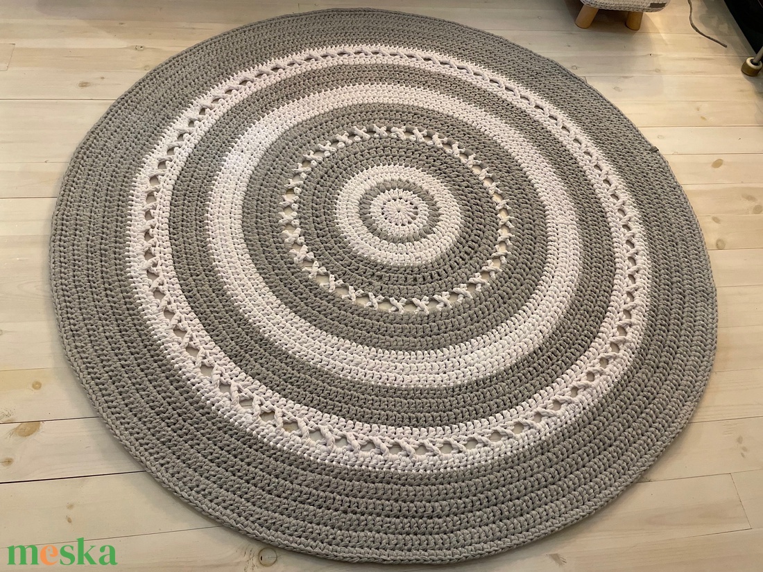 Horgolt szőnyeg - otthon & életmód - lakástextil - szőnyeg - horgolt szőnyeg - Meska.hu