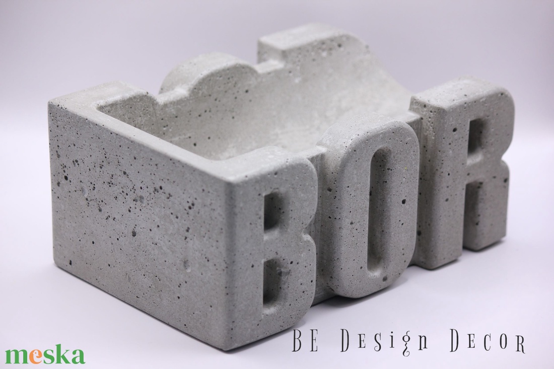 Beton BORtartó - otthon & életmód - konyhafelszerelés, tálalás - tálalás - bortartó - Meska.hu