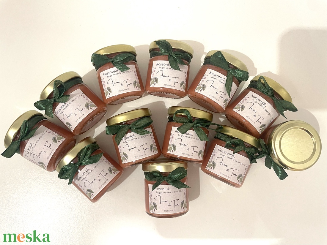 Mézes Esküvői Köszönetajándék/Köszönőajándék- 40 ml - esküvő - emlék & ajándék - köszönőajándék - Meska.hu Mézes Esküvői Köszönetajándék/Köszönőajándék- 40 ml - esküvő - emlék & ajándék - köszönőajándék - Meska.hu