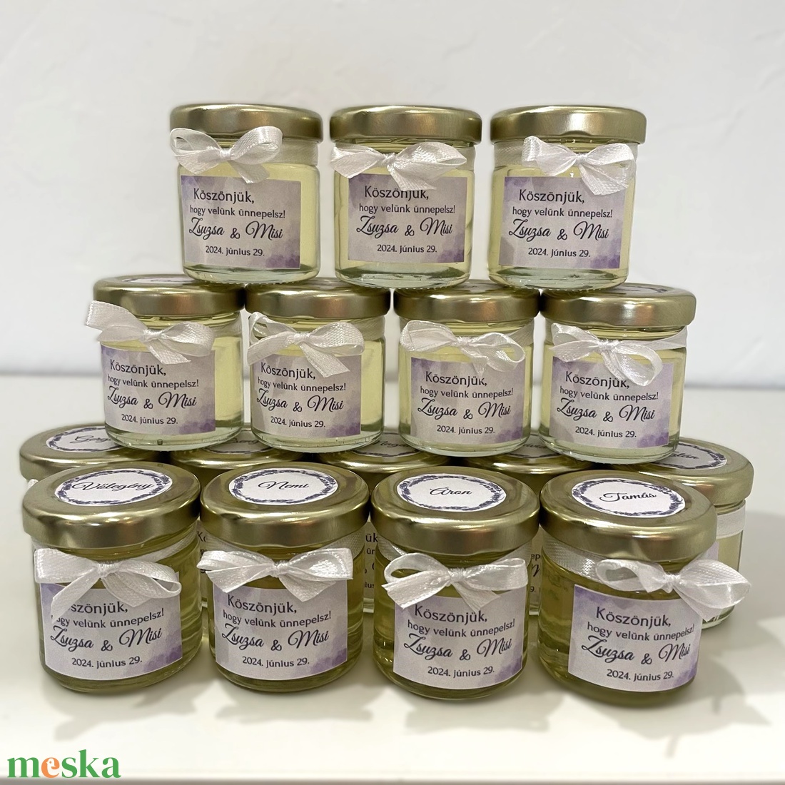 Mézes Esküvői Köszönetajándék/Köszönőajándék- 40 ml - esküvő - emlék & ajándék - köszönőajándék - Meska.hu Mézes Esküvői Köszönetajándék/Köszönőajándék- 40 ml - esküvő - emlék & ajándék - köszönőajándék - Meska.hu