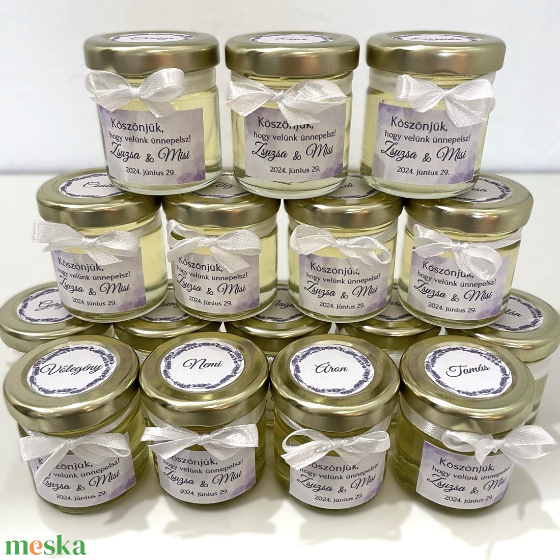Mézes Esküvői Köszönetajándék/Köszönőajándék- 40 ml - esküvő - emlék & ajándék - köszönőajándék - Meska.hu Mézes Esküvői Köszönetajándék/Köszönőajándék- 40 ml - esküvő - emlék & ajándék - köszönőajándék - Meska.hu