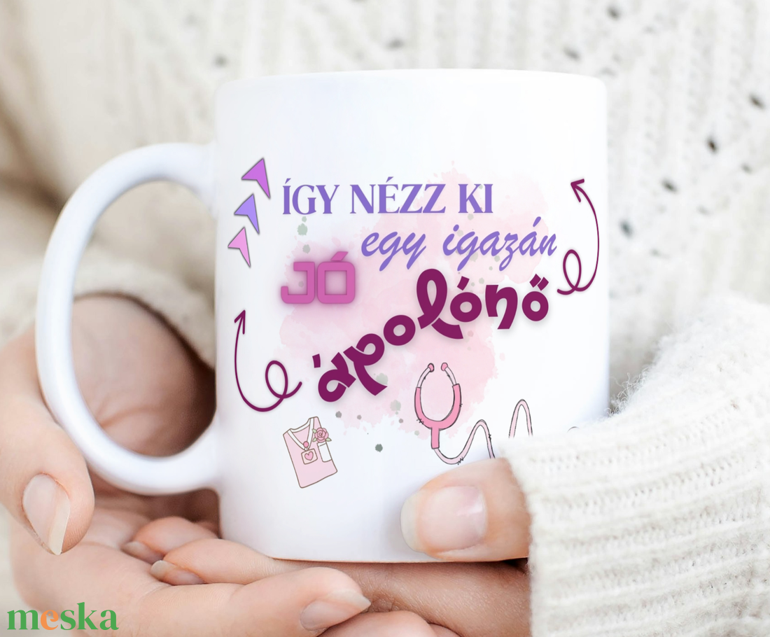 Így néz ki egy igazán jó ápolónő feliratos bögre - otthon & életmód - konyhafelszerelés, tálalás - tálalás - bögre & csésze - Meska.hu Így néz ki egy igazán jó ápolónő feliratos bögre - otthon & életmód - konyhafelszerelés, tálalás - tálalás - bögre & csésze - Meska.hu