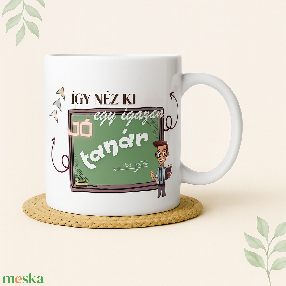 Így néz ki egy igazán jó tanár feliratos egyedi bögre - otthon & életmód - konyhafelszerelés, tálalás - tálalás - bögre & csésze - Meska.hu