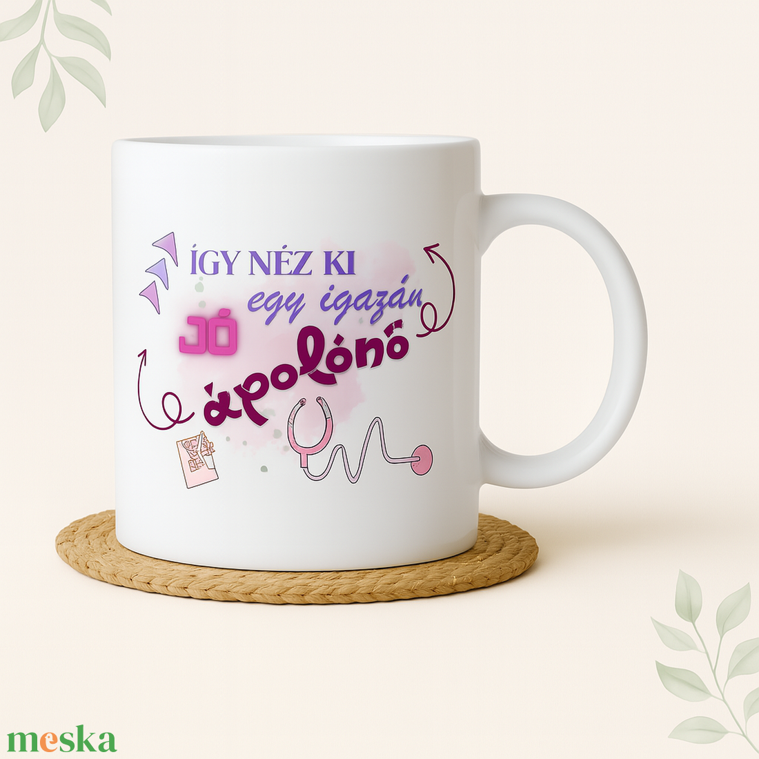  Így néz ki egy igazán jó ápolónő feliratos egyedi bögre - otthon & életmód - konyhafelszerelés, tálalás - tálalás - bögre & csésze - Meska.hu
