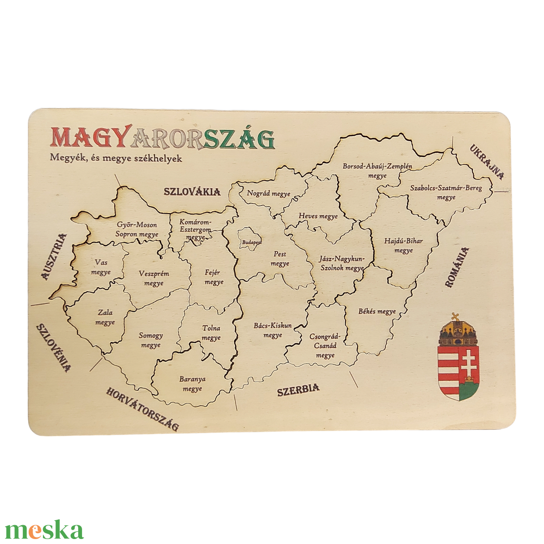 Magyarország térkép kirakós puzzle - játék & sport - puzzle - kirakó, kocka kirakó - Meska.hu Magyarország térkép kirakós puzzle - játék & sport - puzzle - kirakó, kocka kirakó - Meska.hu