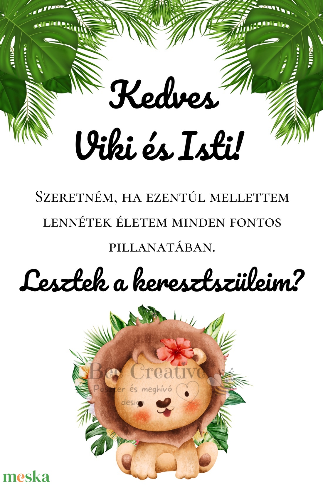 Keresztszülő felkérő - otthon & életmód - papír, írószer - Meska.hu Keresztszülő felkérő - otthon & életmód - papír, írószer - Meska.hu