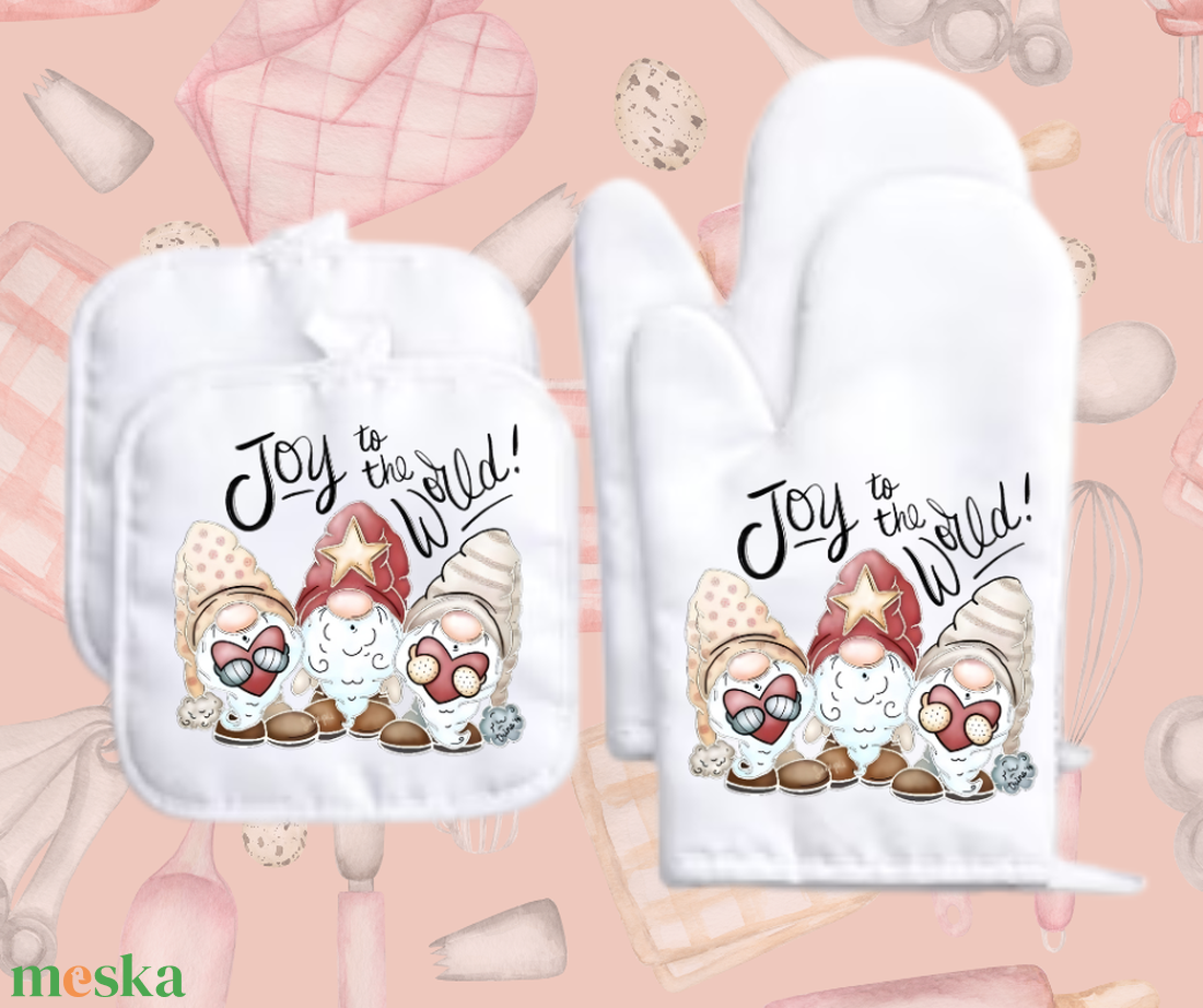 Edényfogó kesztyű és alátét - otthon & életmód - konyhafelszerelés, tálalás - konyhai textil - edényfogó & edényfedő - Meska.hu