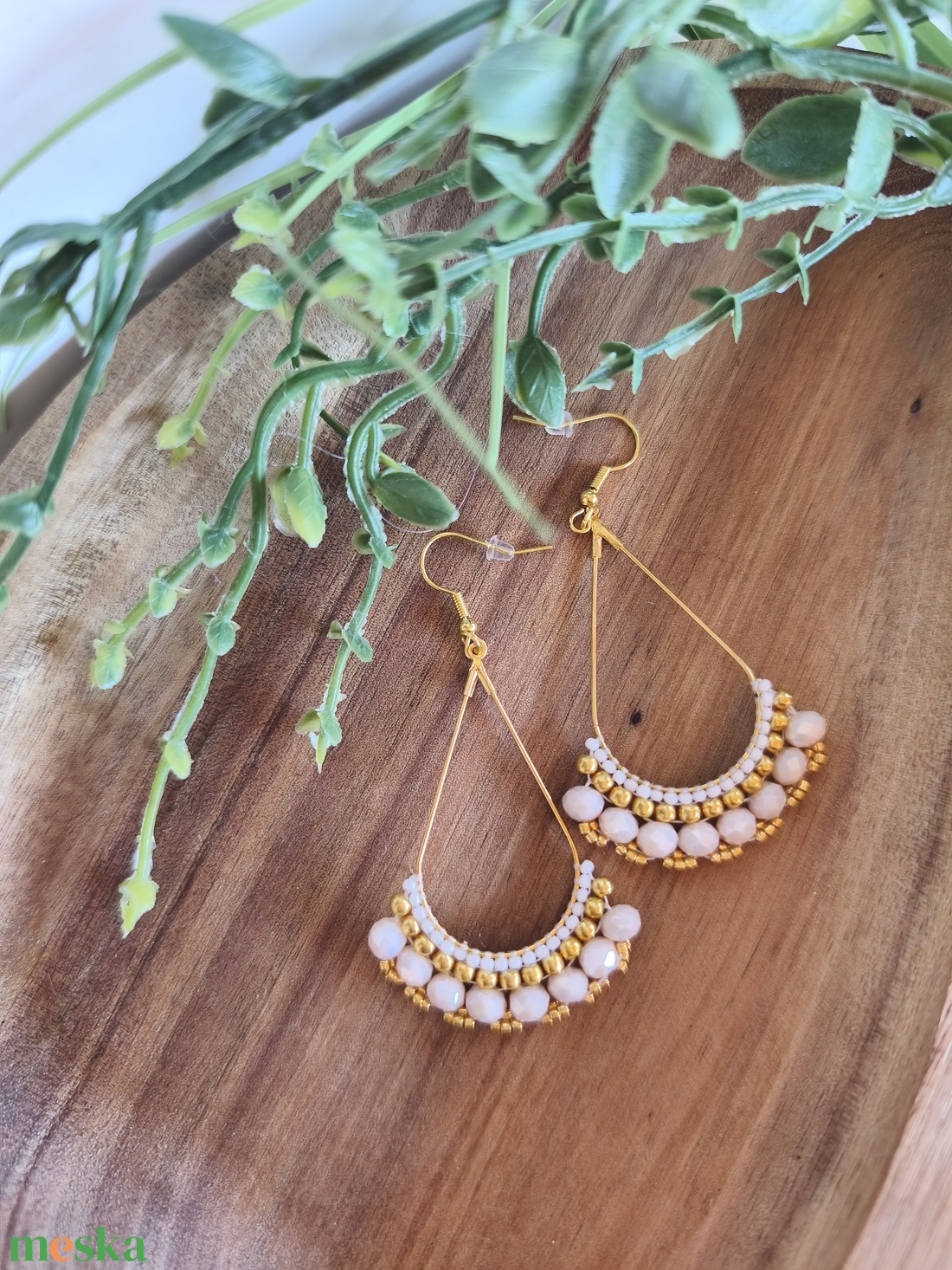 Nap király fülbevaló - ékszer - fülbevaló - lógó fülbevaló - Meska.hu