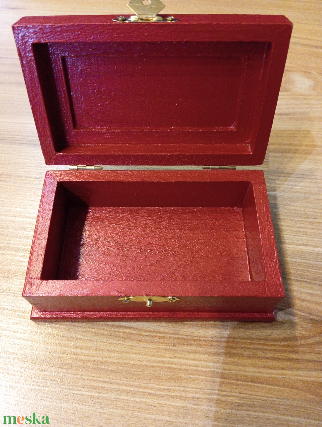 rubint ékszertartó doboz - ékszer - ékszertartó - ékszerdoboz - Meska.hu