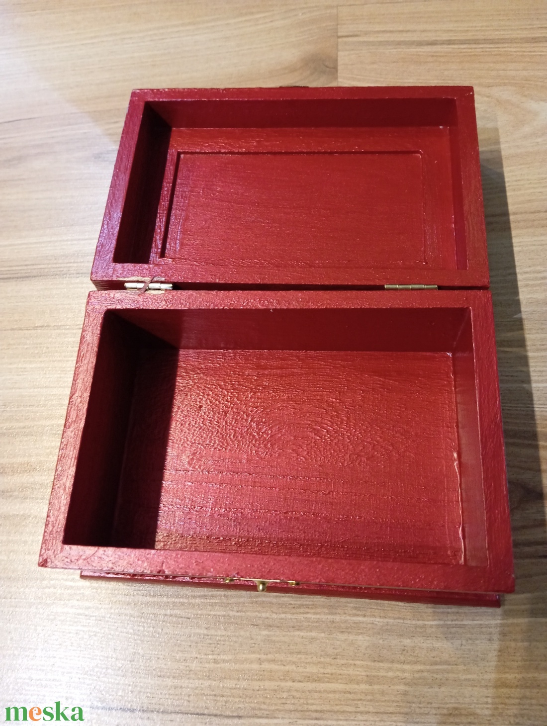 rubint ékszertartó doboz - ékszer - ékszertartó - ékszerdoboz - Meska.hu