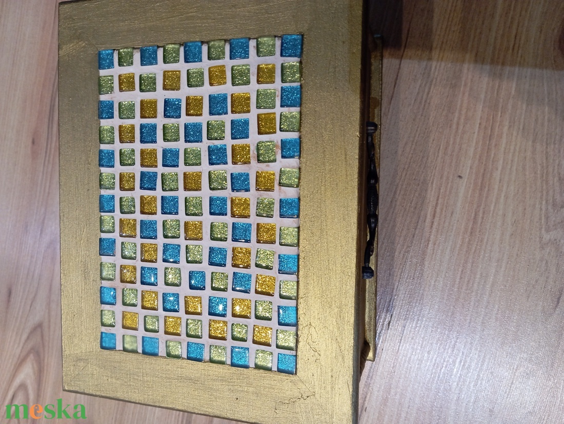 antik arany ékszertartó doboz - ékszer - ékszertartó - ékszerdoboz - Meska.hu