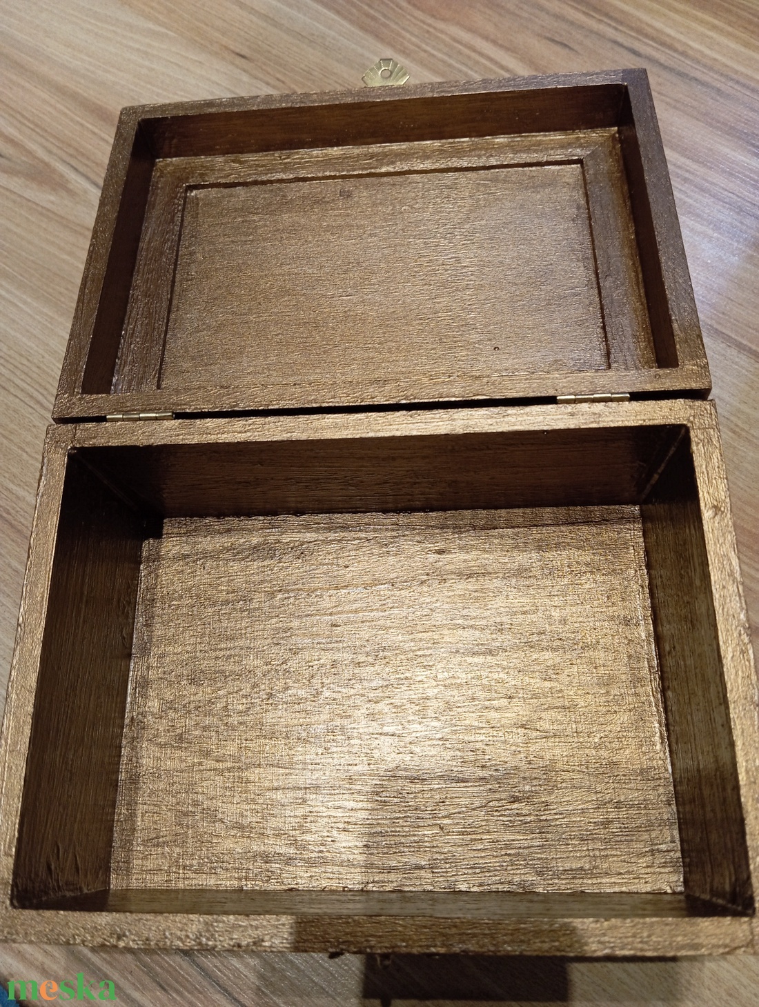 antik réz ékszertartó doboz - ékszer - ékszertartó - ékszerdoboz - Meska.hu