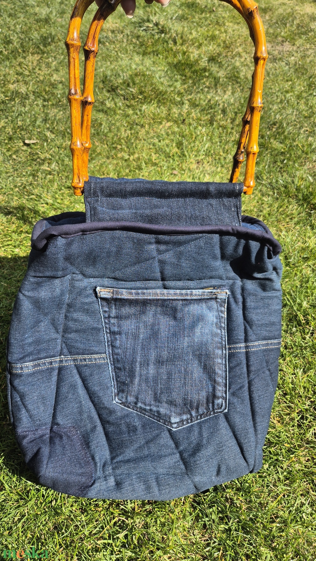 Farmer fodros táska - táska & tok - kézitáska & válltáska - vállon átvethető táska - Meska.hu