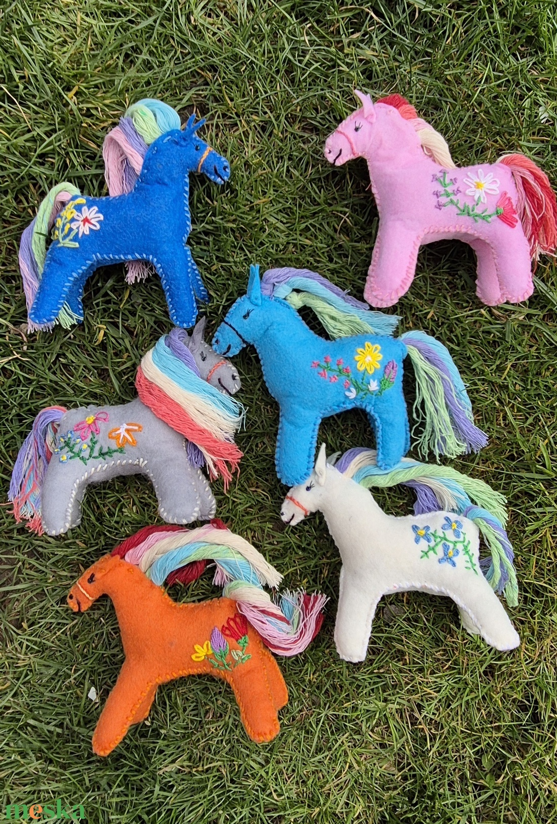 Húsvéti unikornis ló - játék & sport - plüssállat & játékfigura - ló - Meska.hu