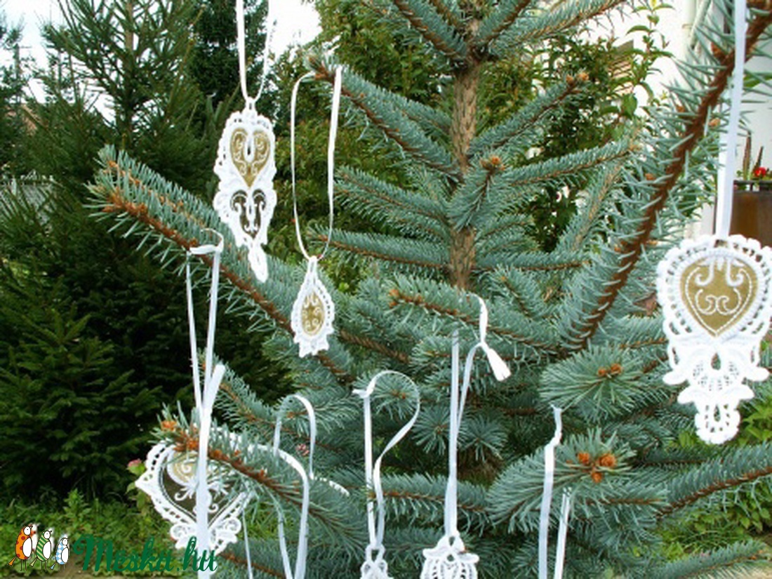 Csipke karácsonyfadísz - RENDELHETŐ -  - Meska.hu