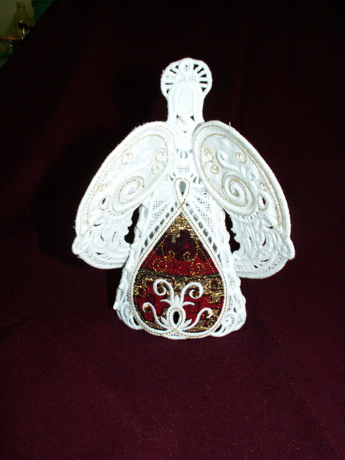 Angyal csúcsdísz - RENDELHETŐ -  - Meska.hu