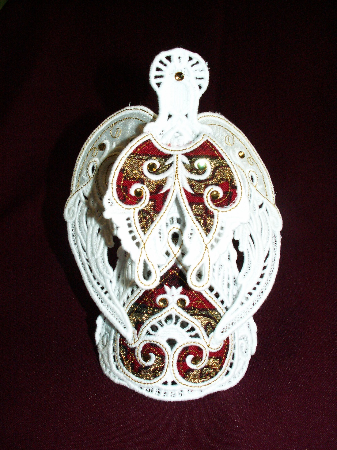 Angyal csúcsdísz - RENDELHETŐ -  - Meska.hu