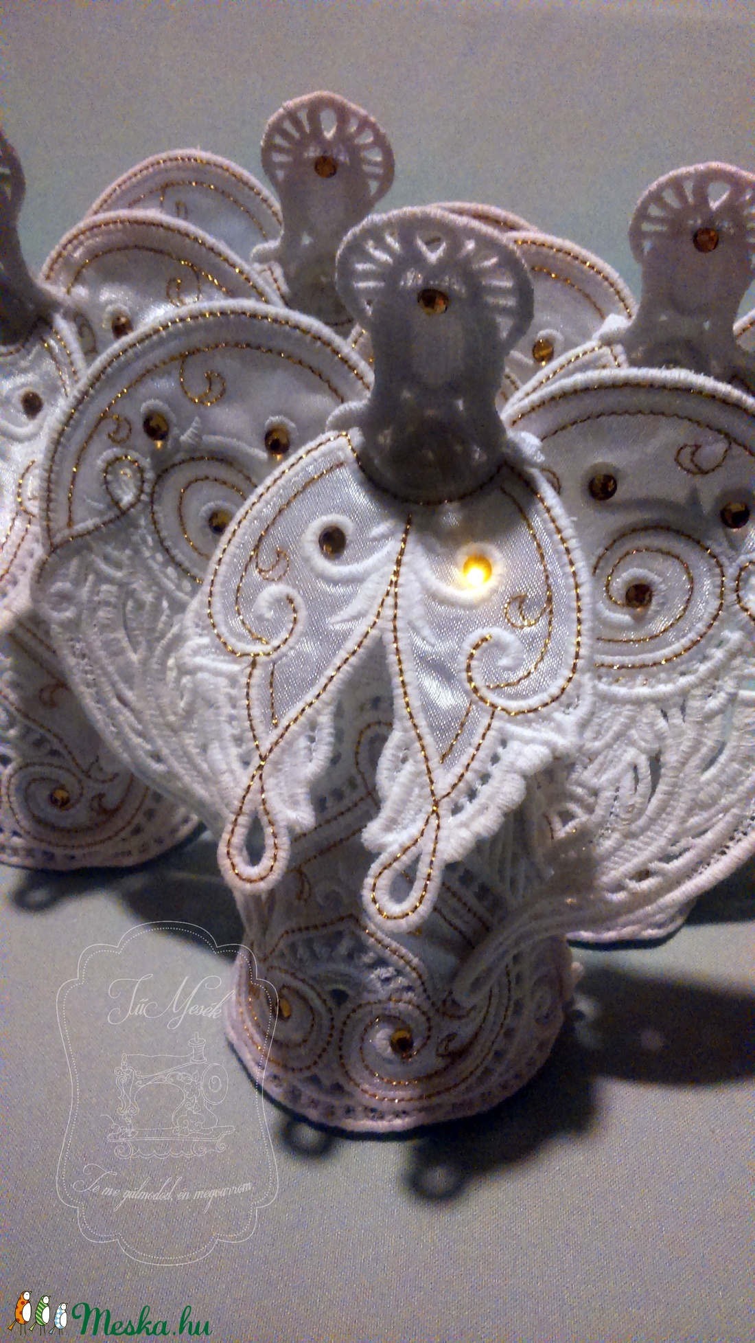 Angyal csúcsdísz - RENDELHETŐ -  - Meska.hu