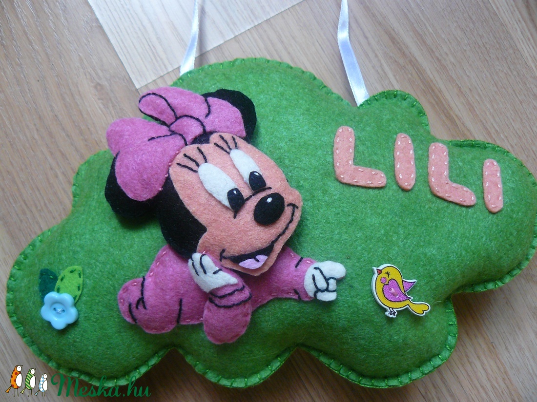 Minnie egeres névtábla - Lili (csanyijudit részére) -  - Meska.hu