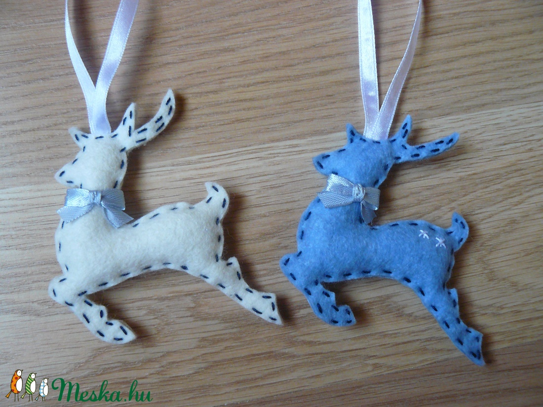 Szarvasok karácsonyfadísz (6db) -  - Meska.hu