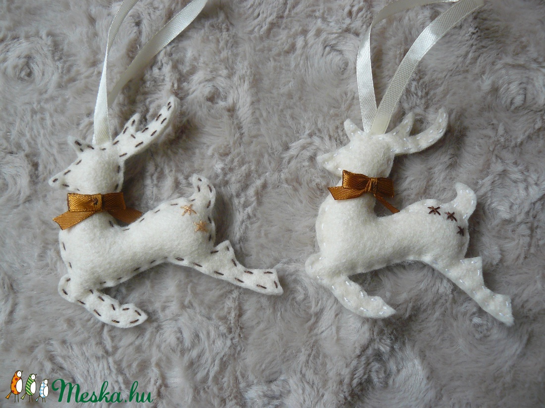 Filc szarvas függődísz -  - Meska.hu