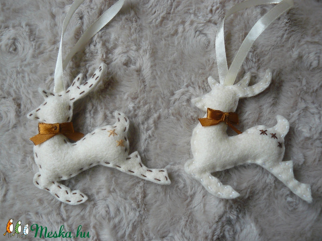 Filc szarvas függődísz -  - Meska.hu