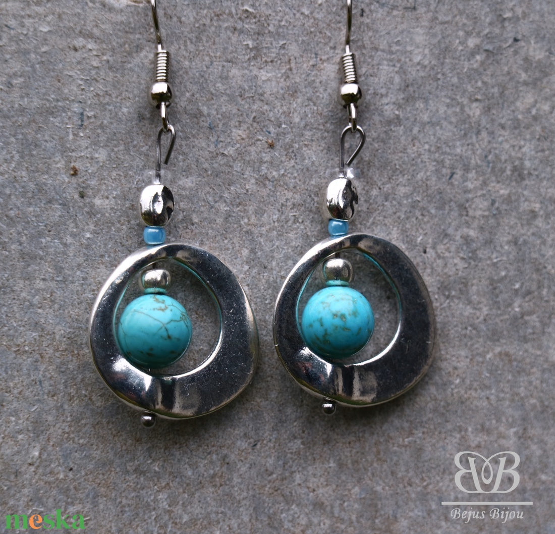 Uránusz fülbevaló - ékszer - fülbevaló - lógó fülbevaló - Meska.hu