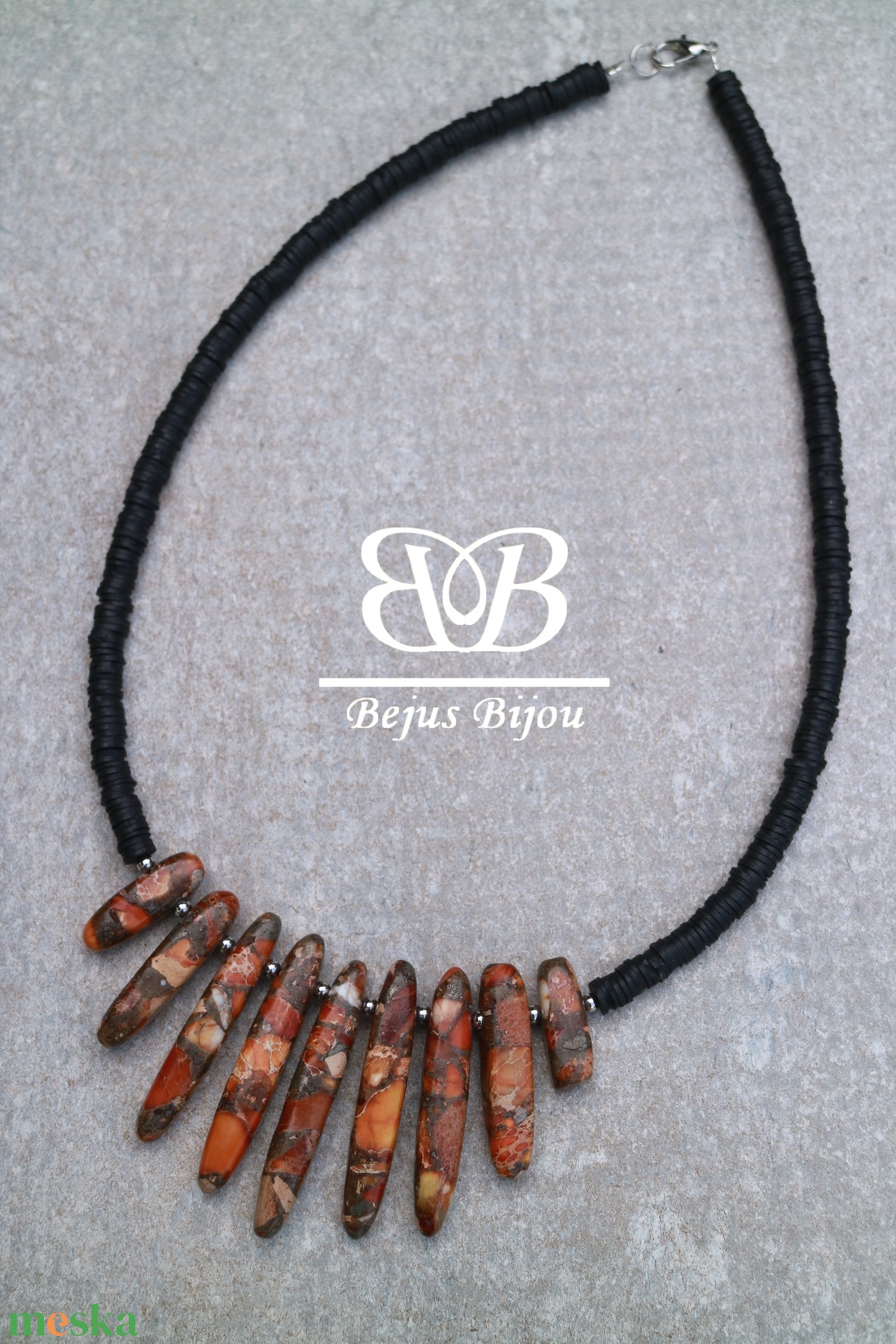 Tűz nyaklánc - ékszer - nyaklánc - statement nyaklánc - Meska.hu