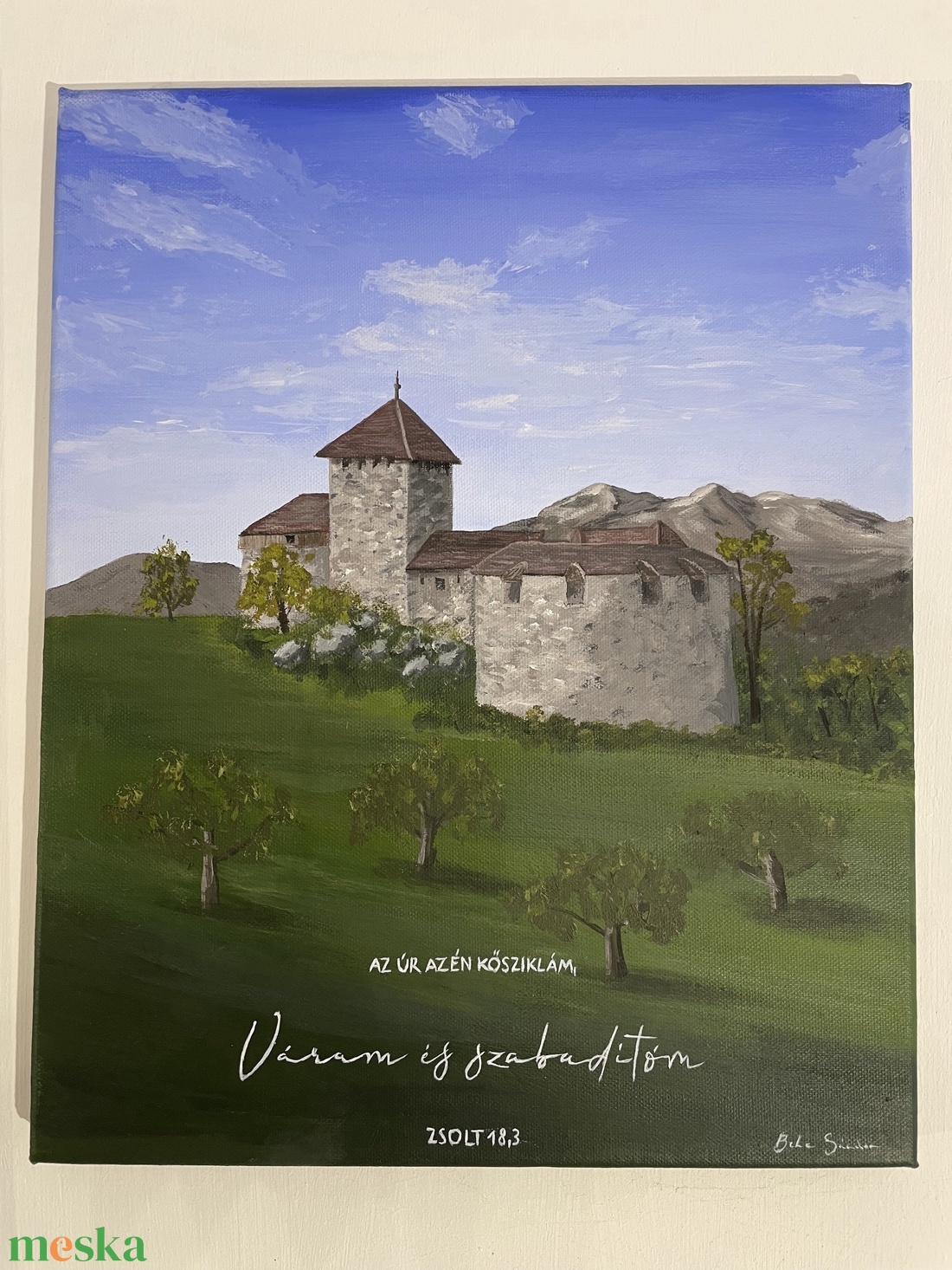 Váram és szabadítóm - művészet - festmény - akril - Meska.hu