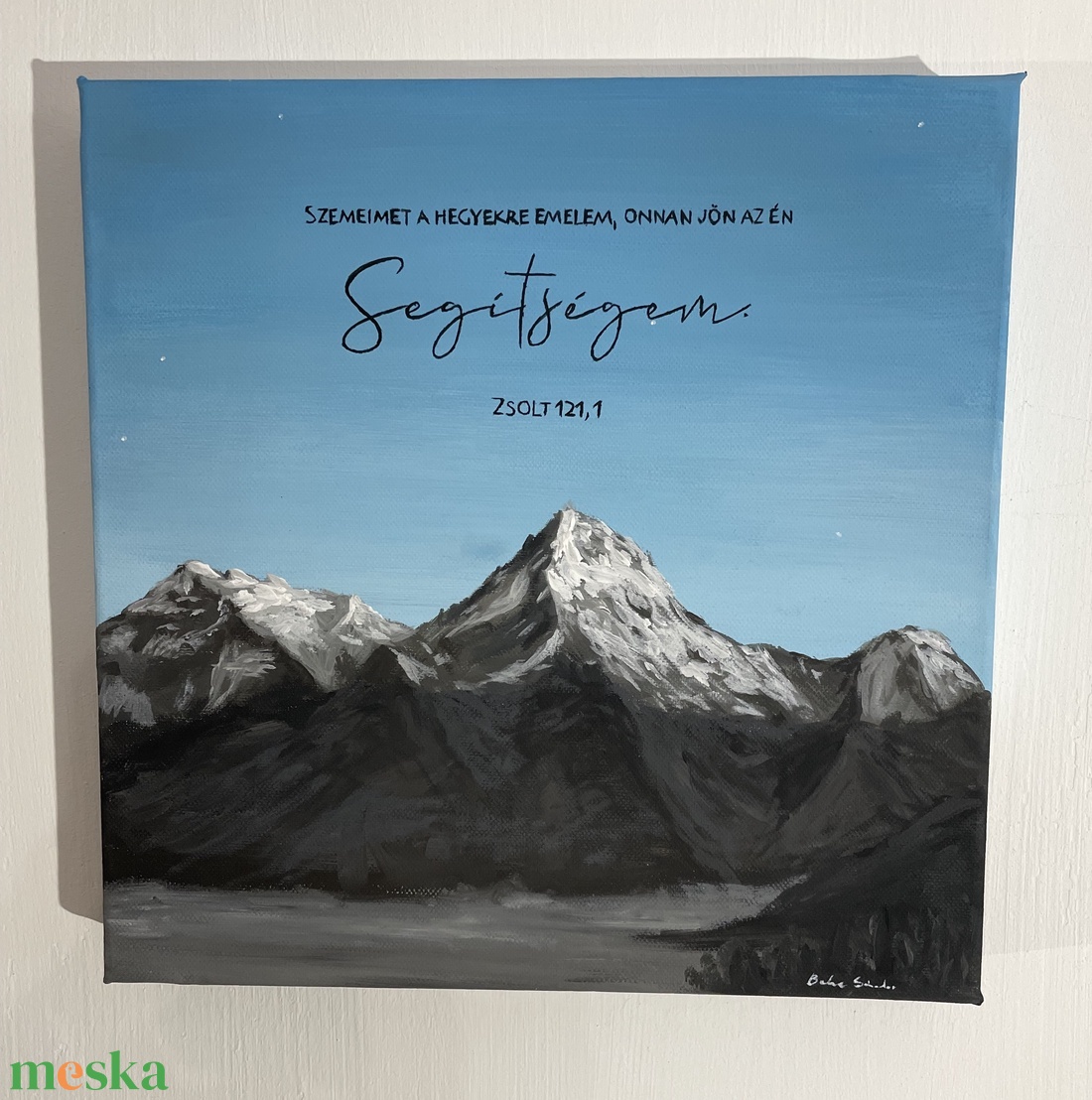 Segítségem - művészet - festmény - akril - Meska.hu