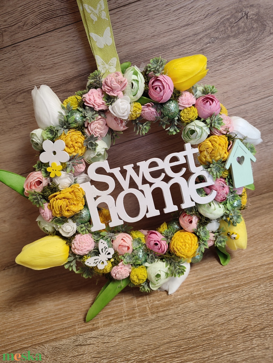 Sárga tulipános kopogtató - otthon & életmód - dekoráció - ajtó- és ablak dekoráció - ajtódísz & kopogtató - Meska.hu Sárga tulipános kopogtató - otthon & életmód - dekoráció - ajtó- és ablak dekoráció - ajtódísz & kopogtató - Meska.hu