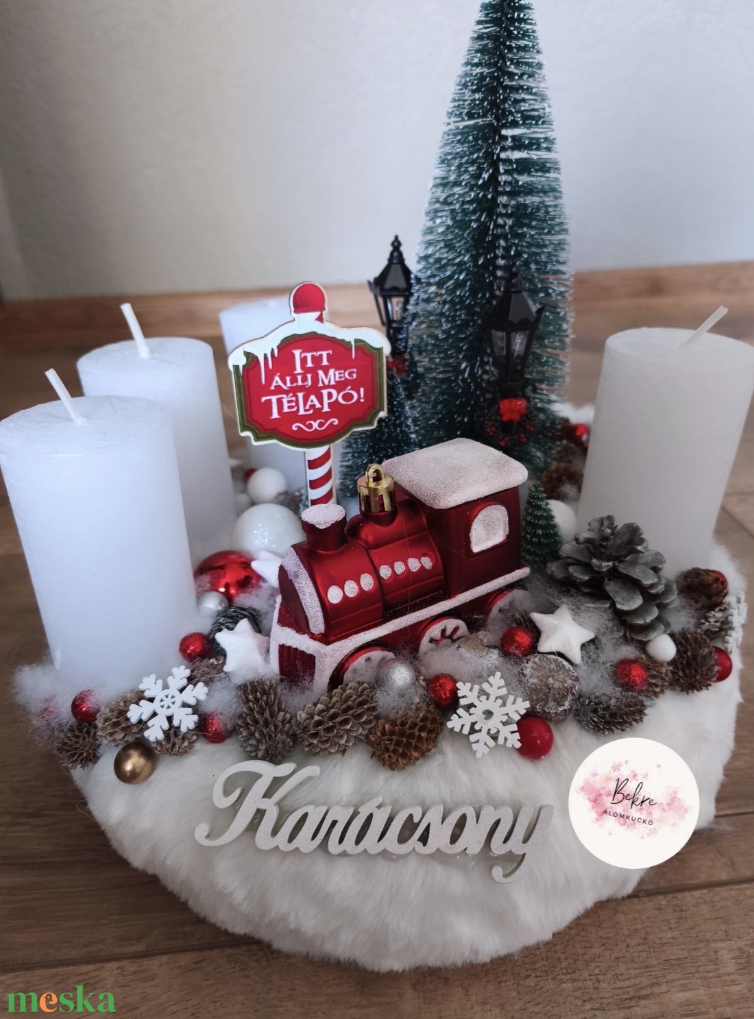 Piros vonatos adventi koszorú - karácsony - adventi díszek - adventi koszorú - Meska.hu Piros vonatos adventi koszorú - karácsony - adventi díszek - adventi koszorú - Meska.hu