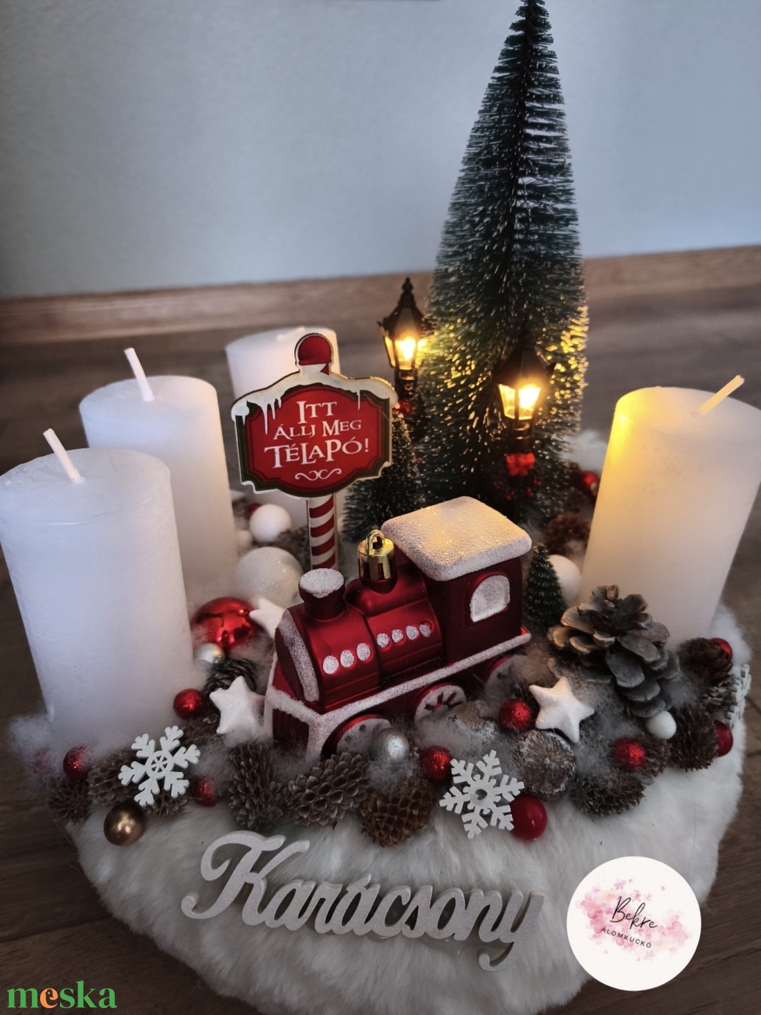 Piros vonatos adventi koszorú - karácsony - adventi díszek - adventi koszorú - Meska.hu Piros vonatos adventi koszorú - karácsony - adventi díszek - adventi koszorú - Meska.hu