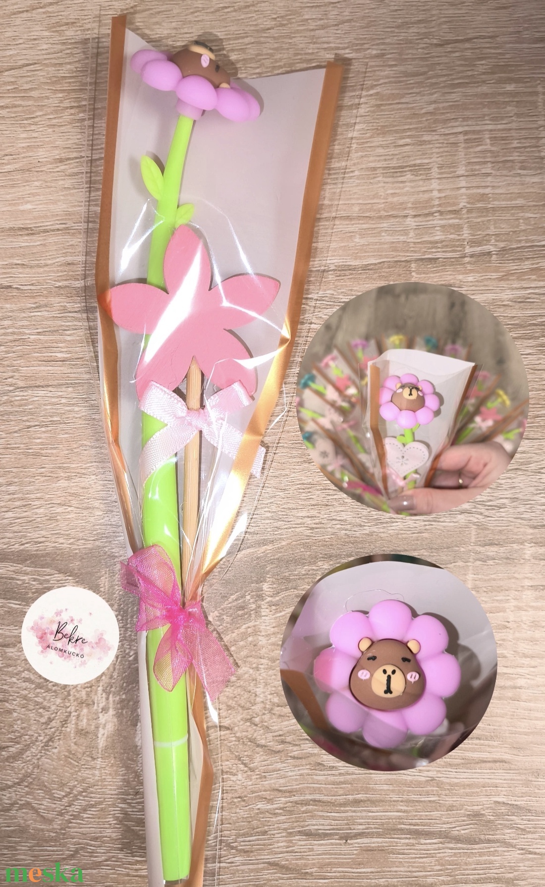 Capybara tollas nőnapi köszöntő  - otthon & életmód - papír, írószer - ceruza & toll - Meska.hu