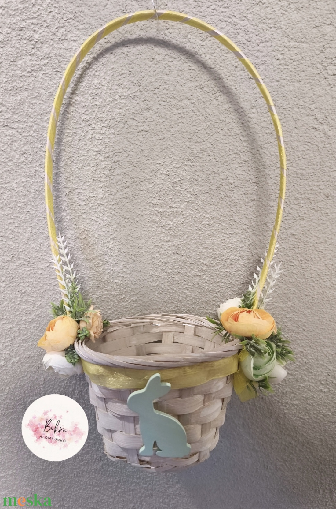 Húsvéti kosárka - otthon & életmód - dekoráció - húsvéti asztaldíszek - Meska.hu
