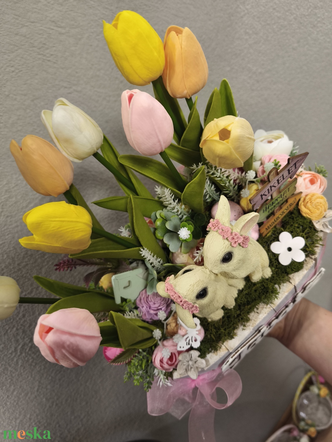 Tavaszi asztaldísz - otthon & életmód - dekoráció - húsvéti asztaldíszek - Meska.hu