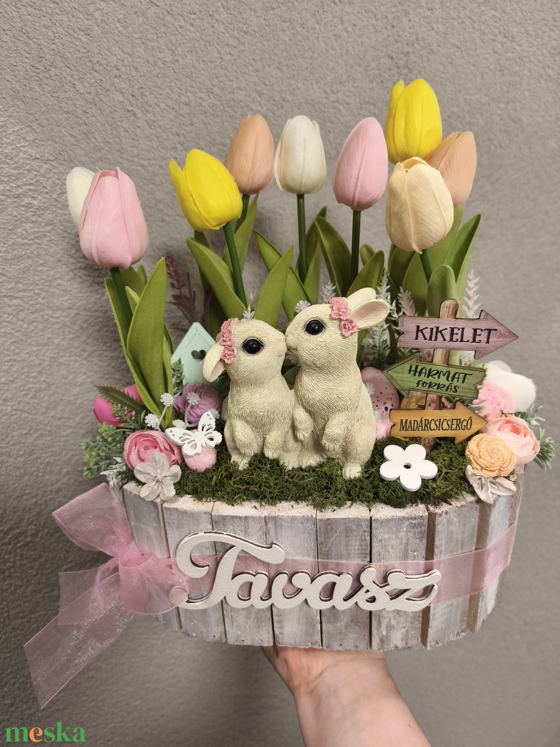 Tavaszi asztaldísz - otthon & életmód - dekoráció - húsvéti asztaldíszek - Meska.hu