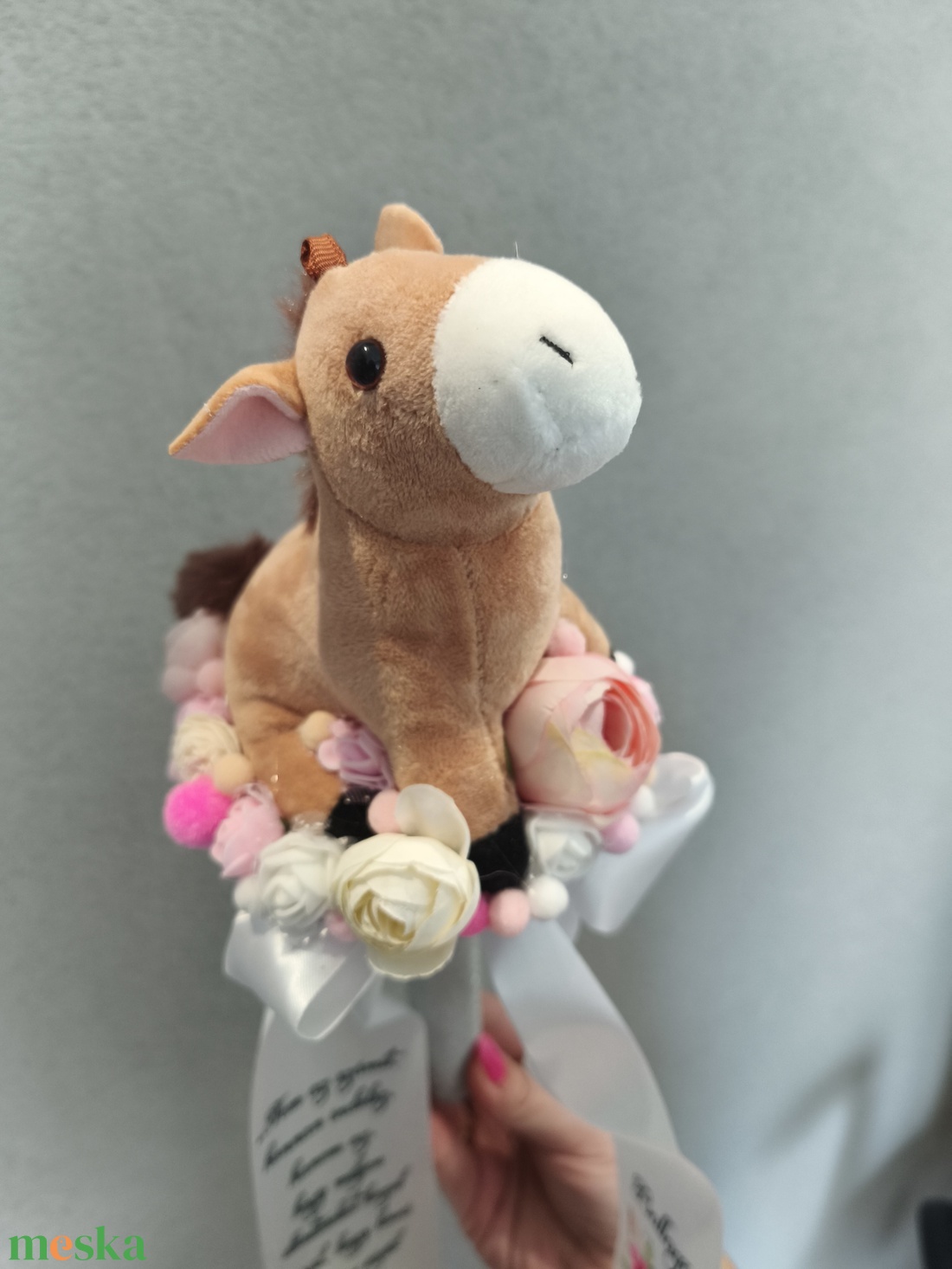 Ballagási örökcsokor - lovas  - otthon & életmód - virágdekoráció - virágok - virágcsokor - Meska.hu