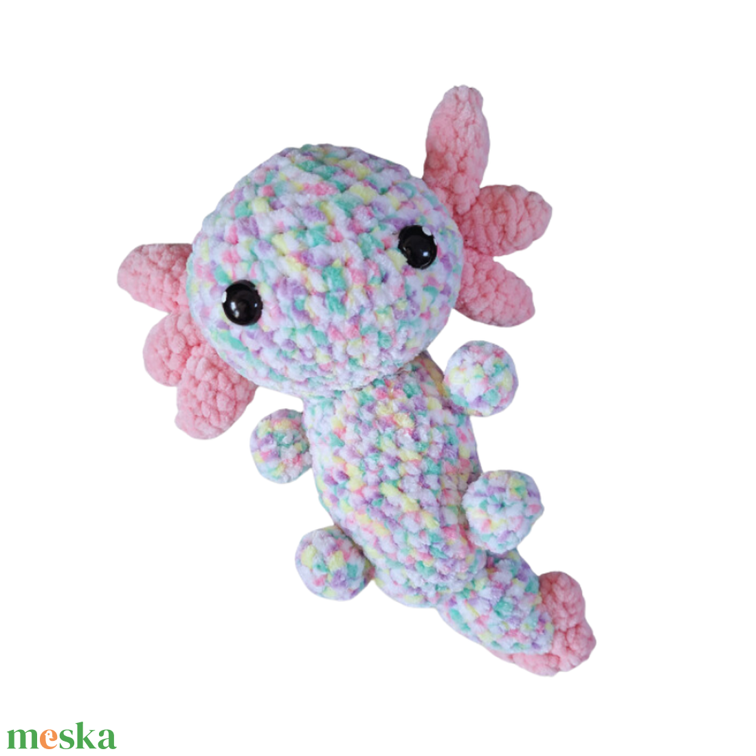 Horgolt Axolotl - akár egyedi színekkel - játék & sport - plüssállat & játékfigura - hal - Meska.hu Horgolt Axolotl - akár egyedi színekkel - játék & sport - plüssállat & játékfigura - hal - Meska.hu