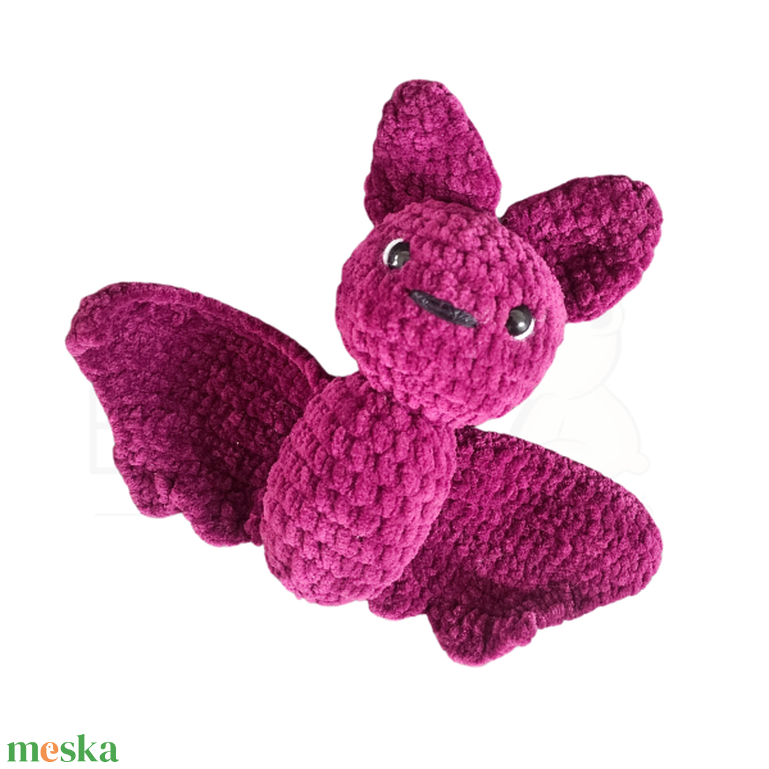 Horgolt puhi Denevér - játék & sport - plüssállat & játékfigura - plüss mesefigurák - Meska.hu