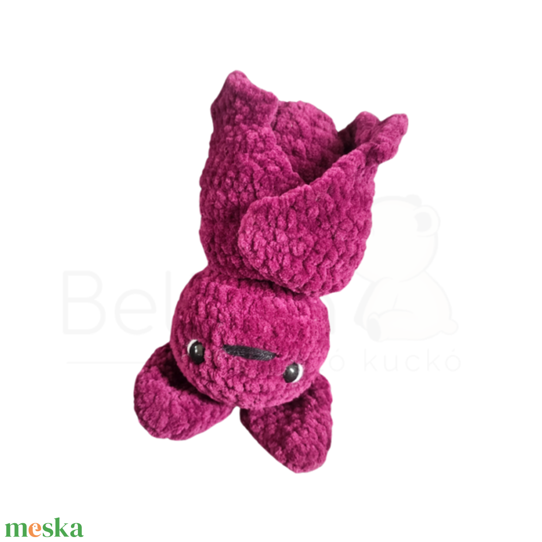 Horgolt puhi Denevér - játék & sport - plüssállat & játékfigura - plüss mesefigurák - Meska.hu