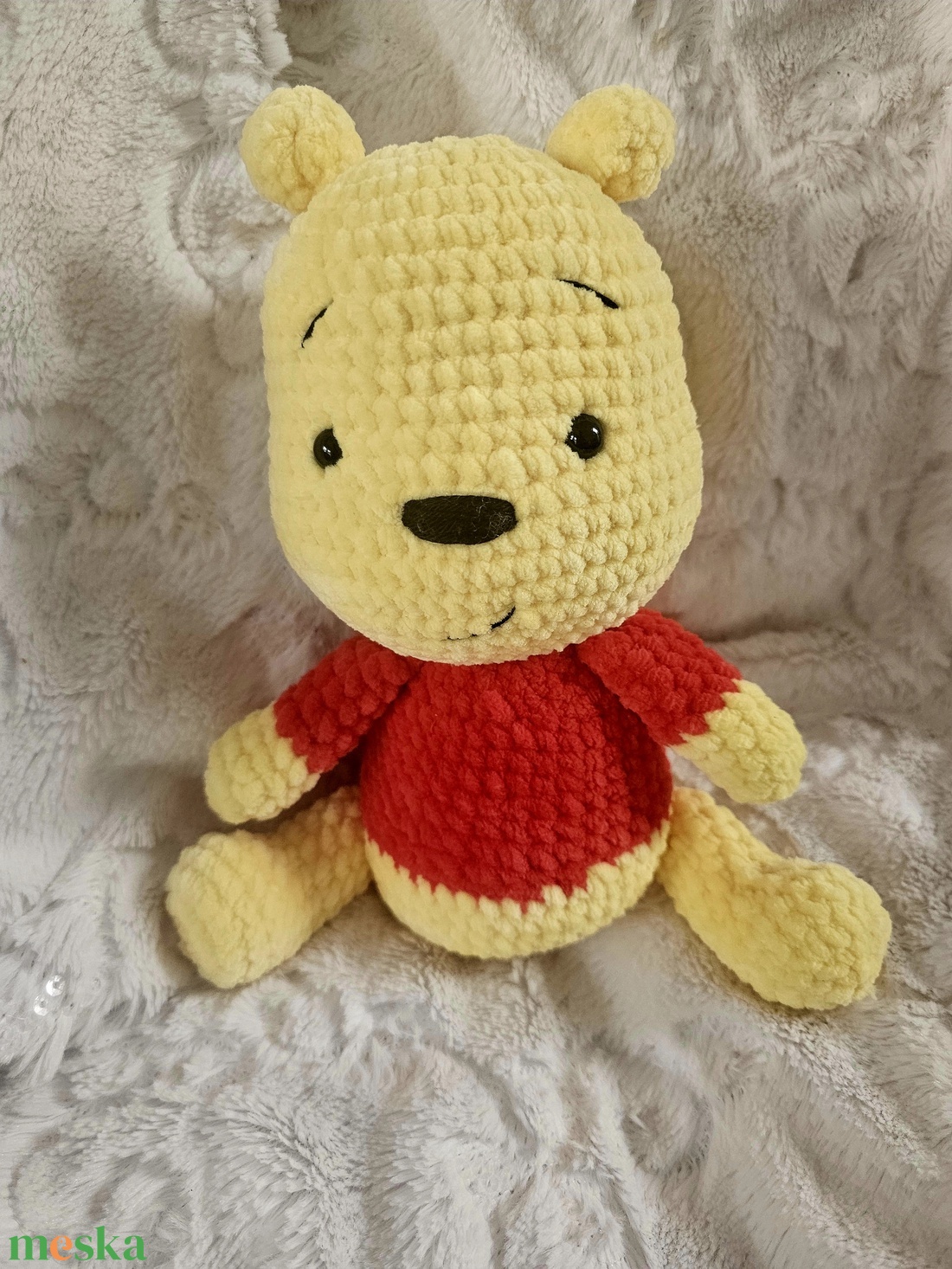 Mici, a nagy buksis mackó horgolt figura - játék & sport - plüssállat & játékfigura - plüss mesefigurák - Meska.hu Mici, a nagy buksis mackó horgolt figura - játék & sport - plüssállat & játékfigura - plüss mesefigurák - Meska.hu