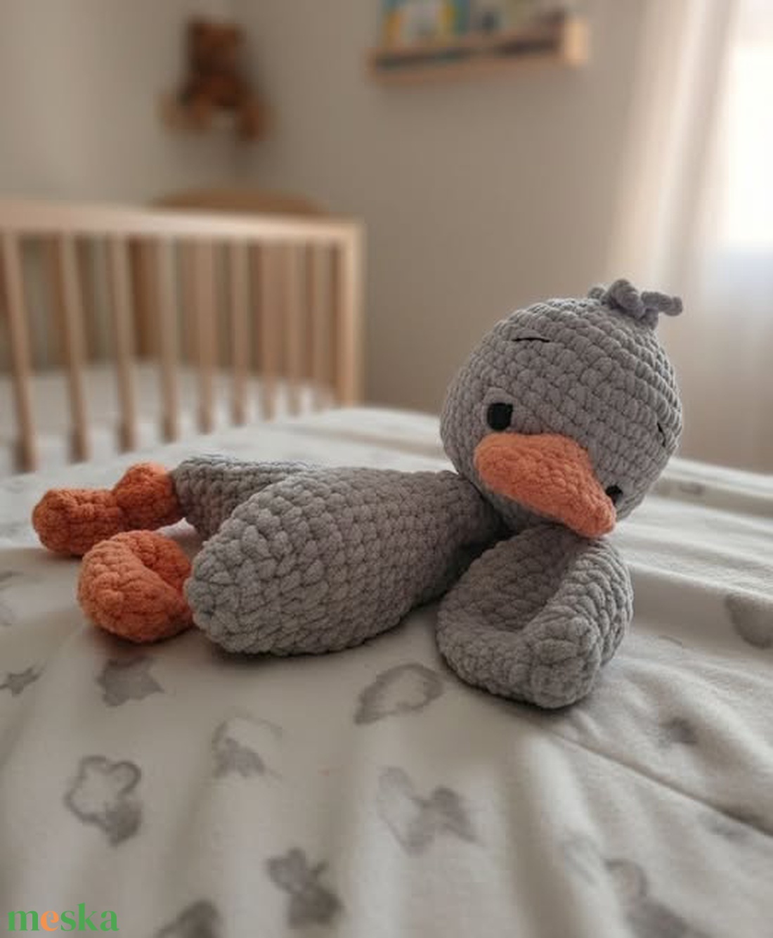 Horgolt Kacsa Szundikendő � Az első legjobb barát - játék & sport - plüssállat & játékfigura - madár - Meska.hu