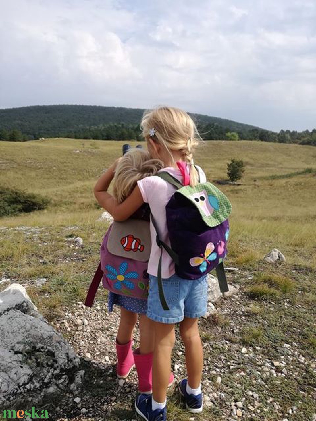 Tündér virág pillangó hátizsák - táska & tok - hátizsák - hátizsák - Meska.hu